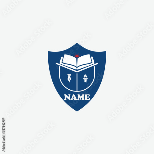 3586 educational logo school college university learning institute book academy organization [Converted]