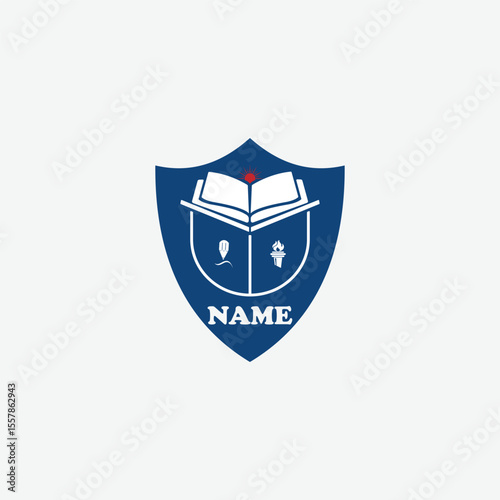 3589 educational logo school college university learning institute book academy organization [Converted]