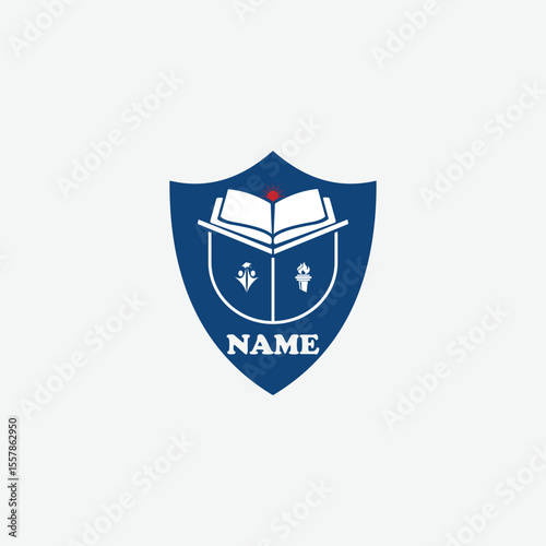 3588 educational logo school college university learning institute book academy organization [Converted]