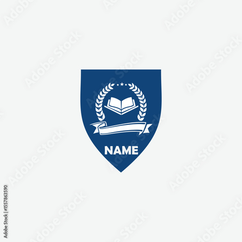 3614 educational logo school college university learning institute book academy organization