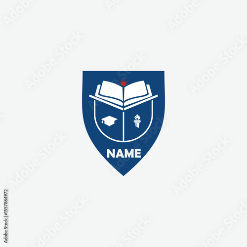 3641 educational logo school college university learning institute book academy organization [Converted]