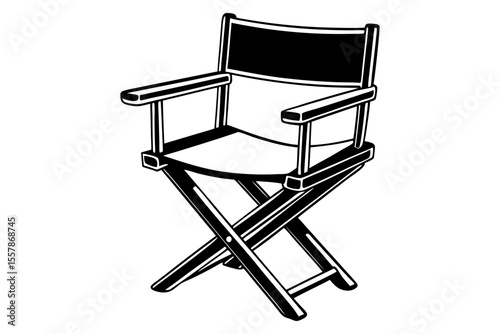 Director’s Chair Clipart Perfect for Theatre and Filmmaking
