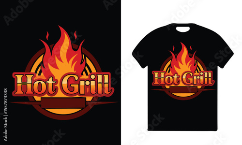 Weekend BBQ Club  Vintage T-Shirt Grill Design.