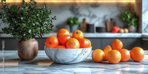Ultra-Realistic 8K Orange Mockup Studio Photography