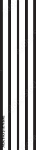 Linear form consisting of five closely spaced straight and parallel lines extending in a uniform direction.