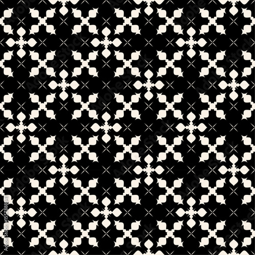 black and white seamless pattern abstract geometric background graphic design print for fabric web page surface textures wrapping paper vector illustration