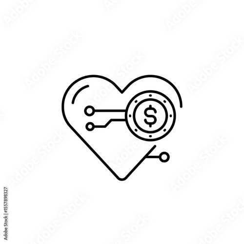 Online Donation Platform Icon