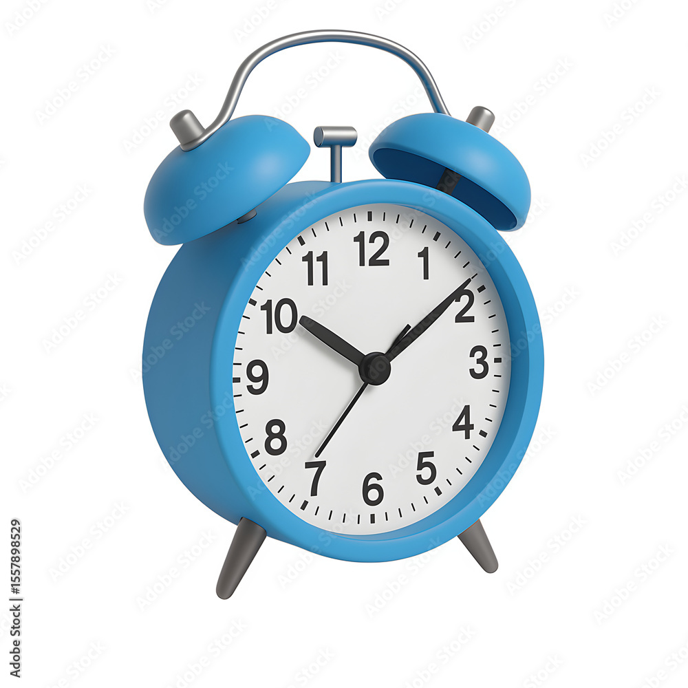 Classic Blue Twin Bell Alarm Clock Transparent Background Classic Blue Twin Bell Alarm Clock Transparent Background
