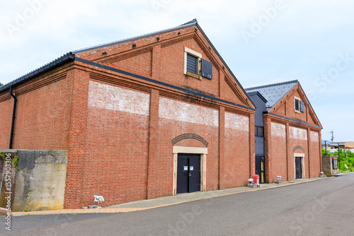 初夏の敦賀赤レンガ倉庫　福井県敦賀市　Tsuruga Red Brick Warehouse in early summer. Fukui Pref, Tsuruga City. photo