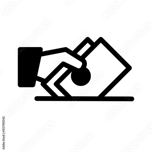 Bank Deposit and Cash Savings Icon from Financial Services Collection (Mixed style)