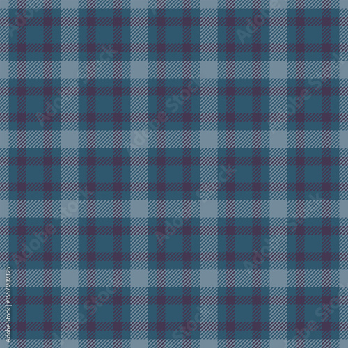 Classic plaid pattern in cool blues and purples. A versatile background or element for design projects needing a traditional, refined texture.