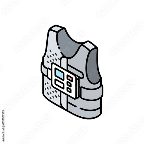 Bulletproof vest for personal protection in dangerous environments.