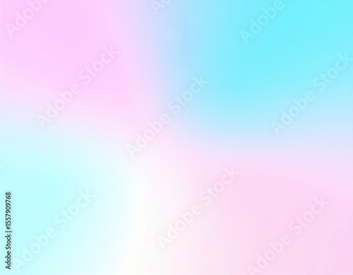 Soft pastel pink and blue gradient background creates calming and serene atmosphere, perfect for various design projects and digital art
