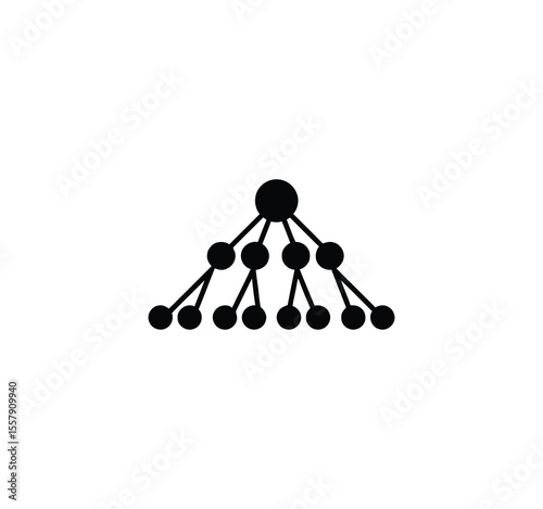 Management set of web icons in linear style. Project management icons for web and mobile app. Business, organisation management, planning, project, startup, marketing, teamwork. 