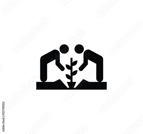 Management set of web icons in linear style. Project management icons for web and mobile app. Business, organisation management, planning, project, startup, marketing, teamwork. 