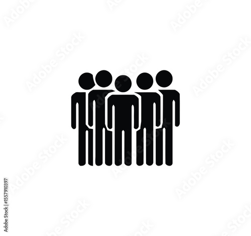 Management set of web icons in linear style. Project management icons for web and mobile app. Business, organisation management, planning, project, startup, marketing, teamwork. 