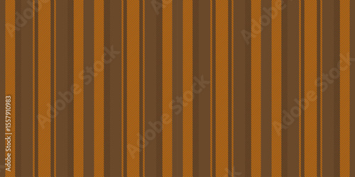 Sreeting texture textile seamless, stage vector stripe fabric. Kutside lines vertical background pattern in orange color.