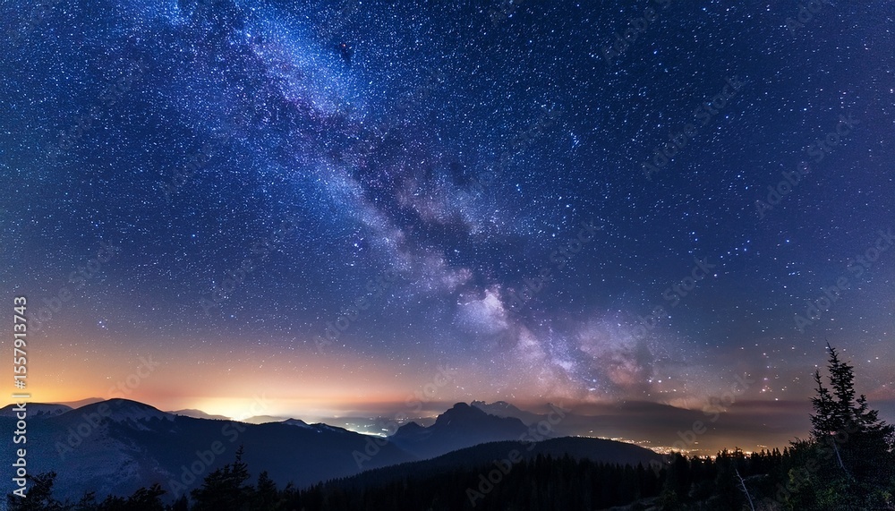 Fototapeta premium star filled night sky