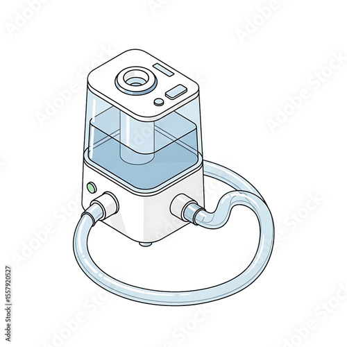 Medical suction machine for airway clearance.