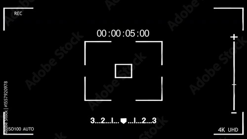 camera viewfinder recording with timer