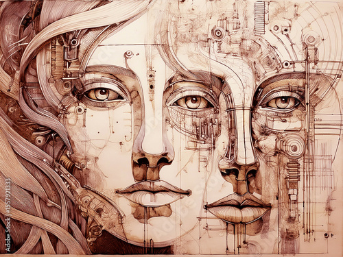 face of a woman
