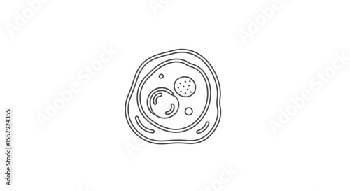 Download free vector graphic of fried egg breakfast food outline drawing simple black and white illustration vector