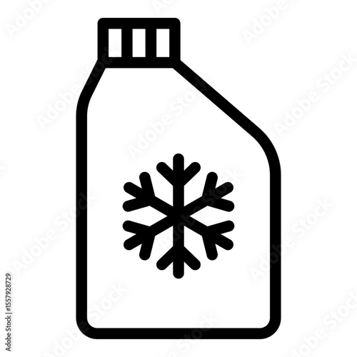 Coolant icon. Vector line icon