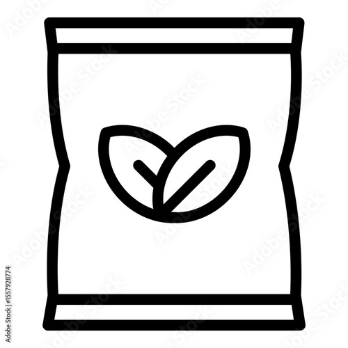 Fertilizer icon. Vector line icon