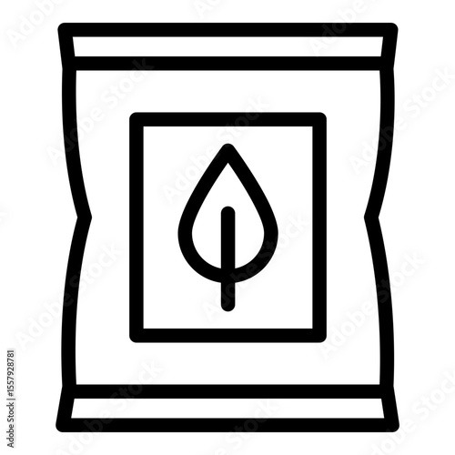Fertilizer icon. Vector line icon