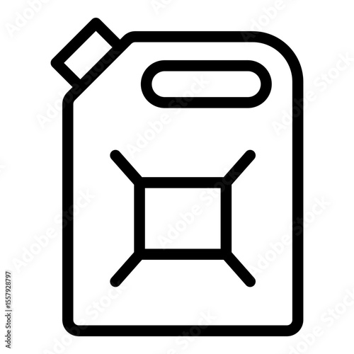 Gasoline icon. Vector line icon
