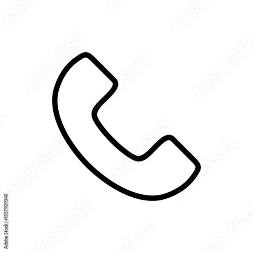 Call icon symbol for apps and websites. telephone sign and symbol. phone icon. contact us