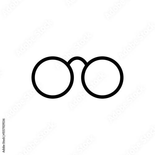 Glasses icon symbol for apps and websites. Glasses sign and symbol