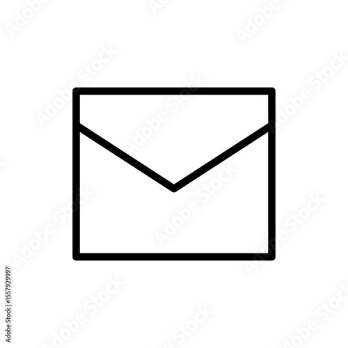 Mail icon symbol for apps and websites. email sign and symbol. E-mail icon. Envelope icon
