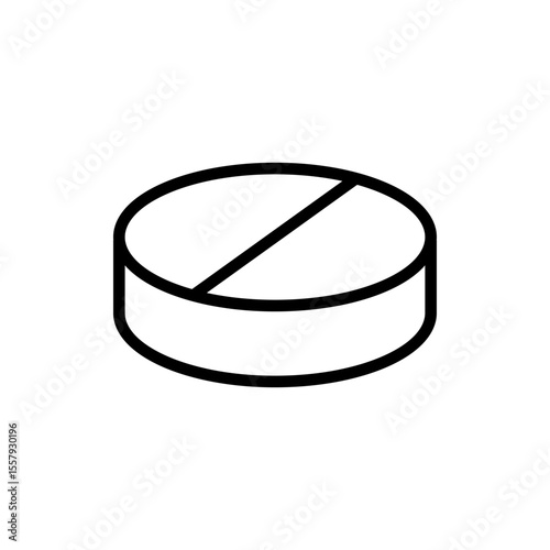 Pills icon symbol for apps and websites. capsule icon. Drug sign and symbol