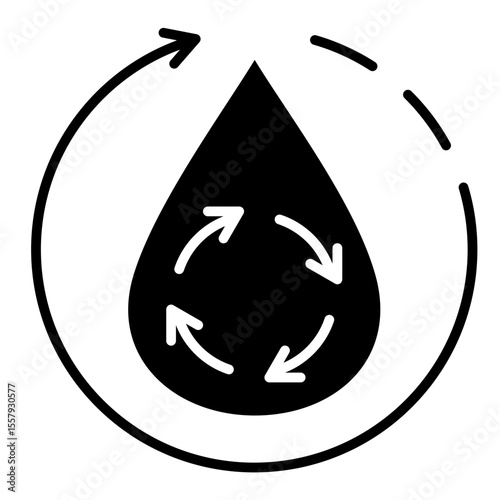 Renewable Resources  Icon Element For Design	