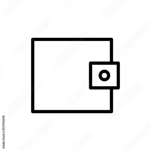 Wallet icon symbol for apps and websites. wallet sign and symbol