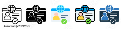 Visa icon multiple style 