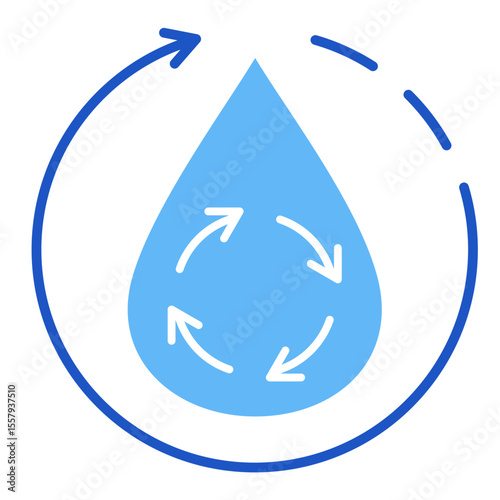 Renewable Resources  Icon Element For Design	