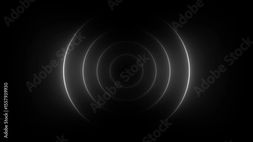 Radio wave looping screen background animation .Radio waves background animation and Expanding graphics.