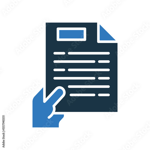 Documents mixed color icon