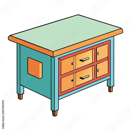 A kitchen-island-table combines prep space and dining in one, offering extra storage, seating, and a central spot for cooking, eating, or gathering in your kitchen.
