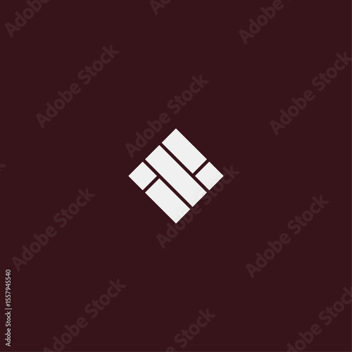 Tiles logo icon flat vector design