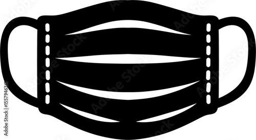Pandemic mask icon