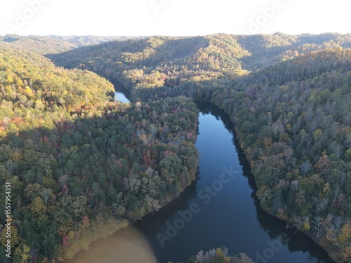 Eastern Kentucky Autumn on the water.