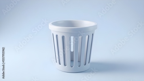empty trash can