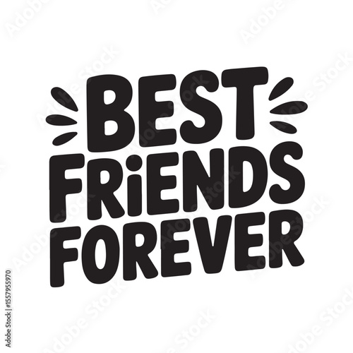 Joyful friends celebrating friendship day together with colorful elements