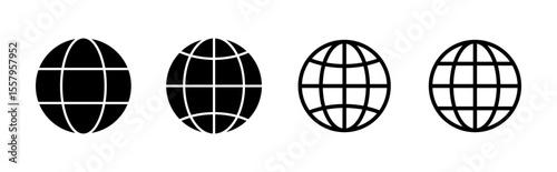 Web icon set. go to web icon. web click icon