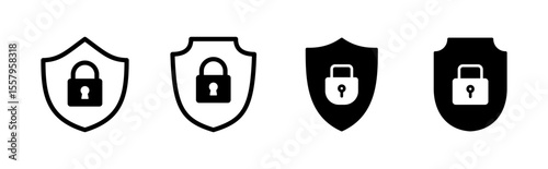 Security icon set. protection icon. privacy. vpn