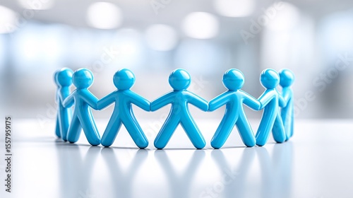 Office team collaboration unity in diversity in a digital business environment