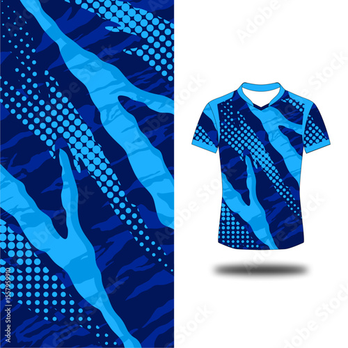 blue pattern army design background